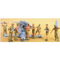 Flak 18 Crew set (Afrikakorps) 8 figures von Hobby Fan