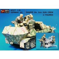 German HG Panzer Div.2cm Gun Crew- 2 Fig von Hobby Fan