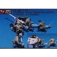 German PaK40 paratroopers gunner- 4 Fig. von Hobby Fan