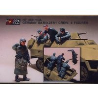 German Sd.Kfz.251/1 Crew- 4 Figures von Hobby Fan