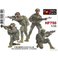 ROC Modern Infantry - 4 Figuren von Hobby Fan