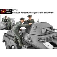 Sd.Kfz 231 Panzer Funkwagen Crew - 2 Figuren von Hobby Fan