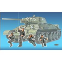 T-34 Tank Crew(1)- 4 Figures von Hobby Fan