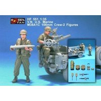 V.N. U.S. Marine M38A1C 106mm Crew-2 Fig von Hobby Fan