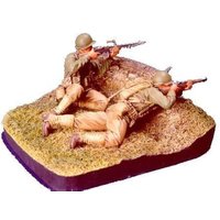 WWII U.S. Infantry(2) - 2 Figures w/base von Hobby Fan