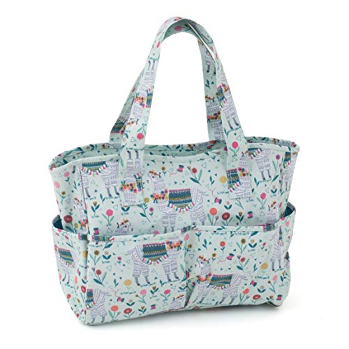 Hobby Gift MRBŏ Exklusive Craft-Aufbewahrungstasche, Baumwolle, Lama, 13 x 36 x 31cm Hobby Gift MRBŏ Exklusive Craft-Aufbewahrungstasche, Baumwolle, Lama, 13 x 36 x 31cm von Hobby Gift