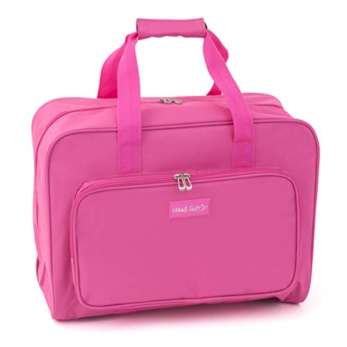 Hobby Gift PINK MR4660 Nähmaschinentasche, Baumwolle, Rosa, 47 x 21 x 33cm von Hobby Gift