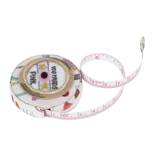 Hobby Gift Maßband – Einziehbares, mit Stoff überzogenes Maßband – 150 cm/60 Zoll – Haby Notions Hobby Gift Maßband – Einziehbares, mit Stoff überzogenes Maßband – 150 cm/60 Zoll – Haby Notions von Hobby Gift