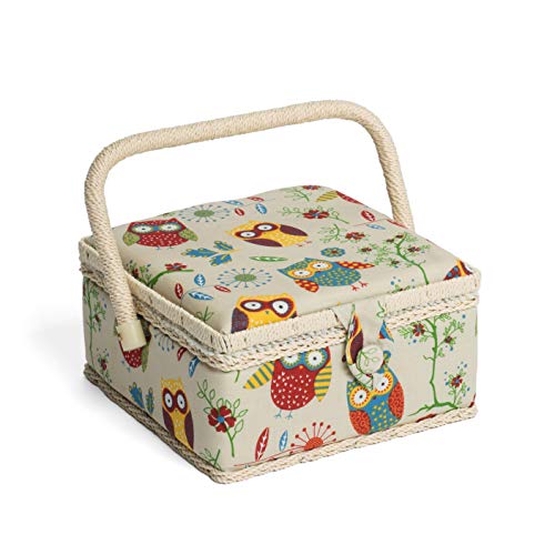 Hobby Gift MRS 9 Kleine Näh-Aufbewahrungsbox, Kunststoff, Eule, 20 x 20 x 11cm Hobby Gift MRS 9 Kleine Näh-Aufbewahrungsbox, Kunststoff, Eule, 20 x 20 x 11cm von Hobby Gift