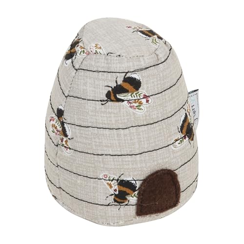 Hobby Gift PCBEE 87 Neuheit Bienenstock-Nadelkissen – Nähnadeln, Quilten, Handarbeitszubehör, Kunsthandwerk – 100% Baumwollstoff, Natürliche Bienen, 8 x 8 x 8.5cm von Hobby Gift