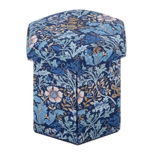 Hobby Gift Sechseckiges Nähset – viktorianischer Stil, Baumwollstoff mit floralem Holzschnittdruck, inkl. Schere, Nadeln, Garnkarte und mehr, kompakter und stilvoller Bastel-Organizer 11x11x12,3cm Hobby Gift Sechseckiges Nähset – viktorianischer Stil, Baumwollstoff mit floralem Holzschnittdruck, inkl. Schere, Nadeln, Garnkarte und mehr, kompakter und stilvoller Bastel-Organizer 11x11x12,3cm von Hobby Gift