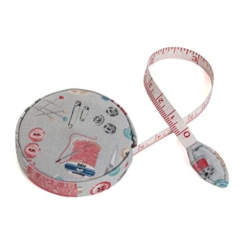 Hobby Gift TK23Ų Maßband, rouge, 5x5x1cm Hobby Gift TK23Ų Maßband, rouge, 5x5x1cm von Hobby Gift