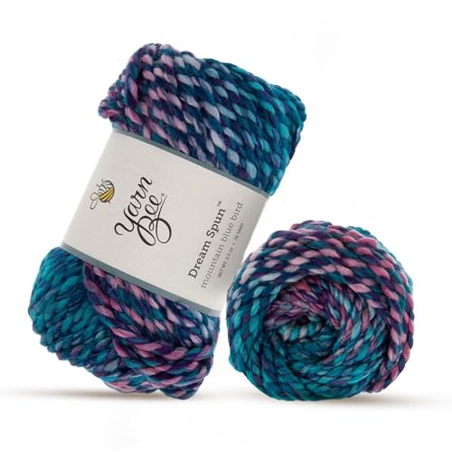 Bee sperriges Garn zum Häkeln und Stricken, weicher Garnknäuel, 80 % Acryl und 20 % Superwash-Wolle, 70 m, für Decken, Hüte und mehr von Hobby Lobby