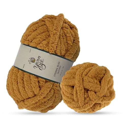 Hobby Lobby Yarn Bee 7 Jumbo-Garn zum Häkeln und Stricken, weiches Polyestergarn für Decken, Hüte und mehr, 28 m, 227 g Hobby Lobby Yarn Bee 7 Jumbo-Garn zum Häkeln und Stricken, weiches Polyestergarn für Decken, Hüte und mehr, 28 m, 227 g von Hobby Lobby