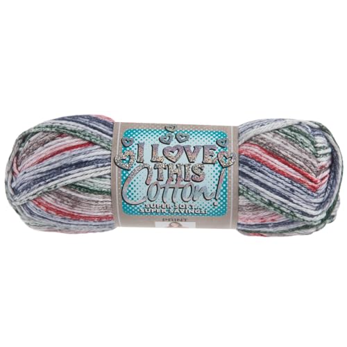 I Love This Yarn 4 – mittelgroßes Garn zum Häkeln und Stricken – 150 Meter Baumwollgarn zum Häkeln von Decken, Hüten und mehr – Bastelbedarf für Bastelzubehör, Walk in the Park I Love This Yarn 4 – mittelgroßes Garn zum Häkeln und Stricken – 150 Meter Baumwollgarn zum Häkeln von Decken, Hüten und mehr – Bastelbedarf für Bastelzubehör, Walk in the Park von Hobby Lobby