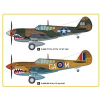 P-40E Kitty Hawk Fighter von HobbyBoss