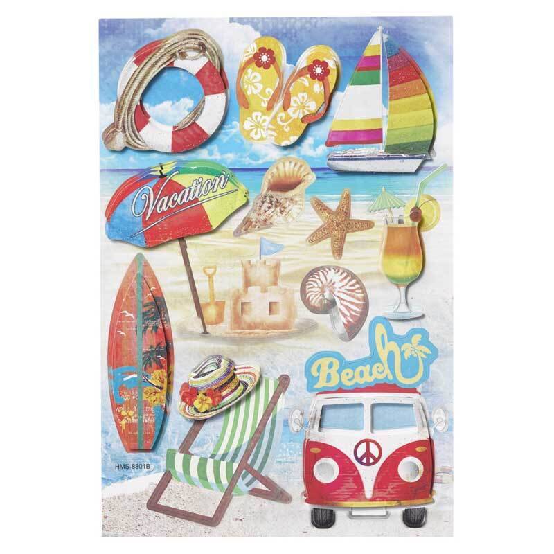 3D Sticker Beach von HobbyFun