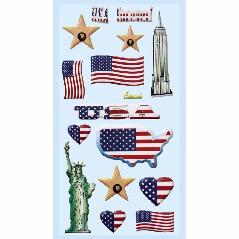 SoftySticker USA 17,5x9cm SoftySticker USA 17,5x9cm von HobbyFun