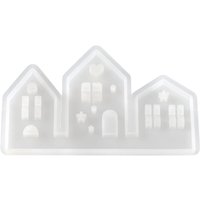 Silikon-Gießform "Häuserreihe" mit Steckkante von HobbyFun