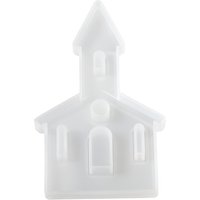 Silikon-Gießform "Kirche", mit Steckkante von HobbyFun