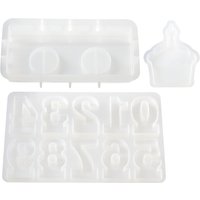 Silikon-Gießform "Zahlen-Set" mit Steckkante Silikon-Gießform "Zahlen-Set" mit Steckkante von HobbyFun