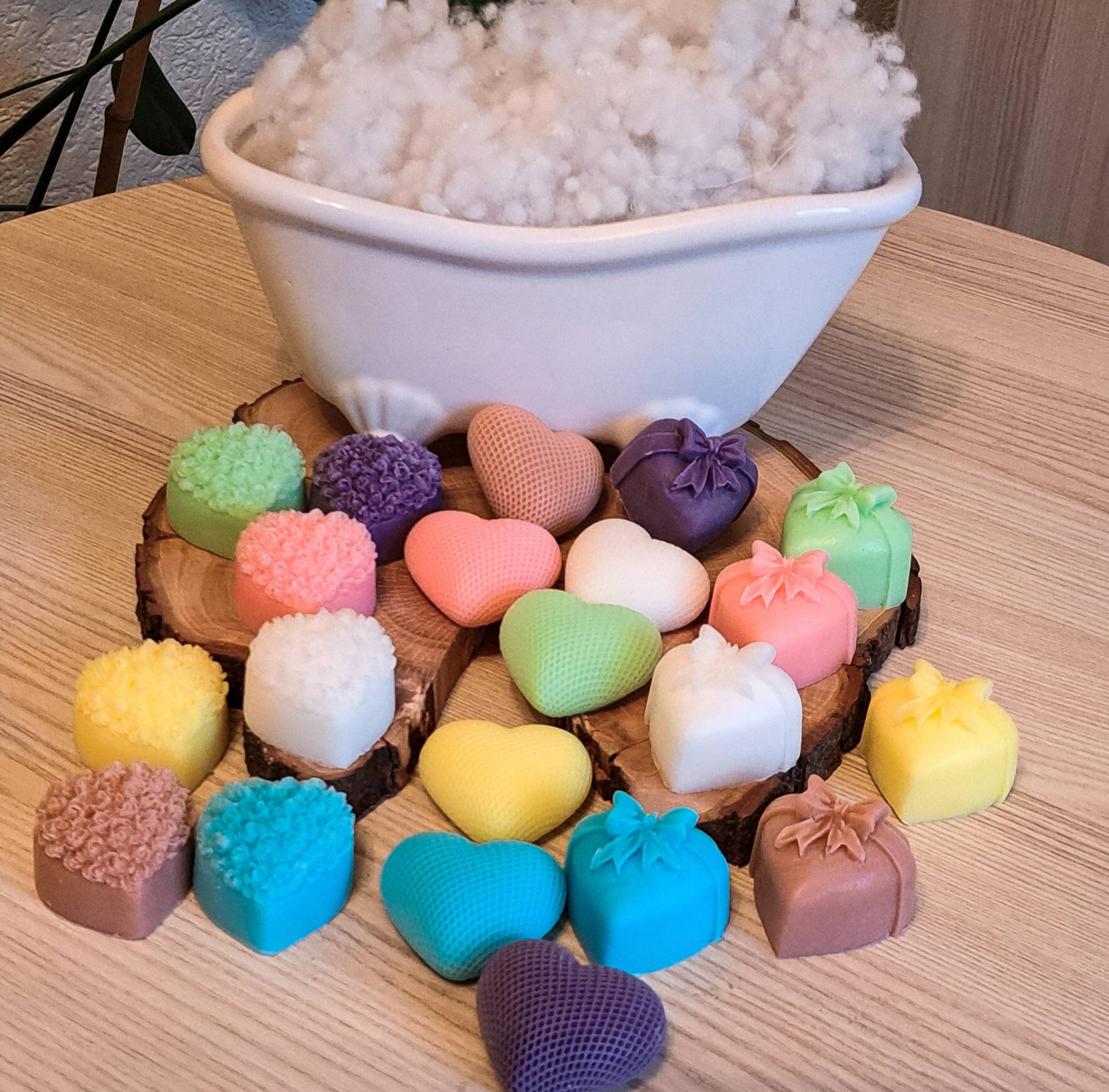 Sheabutter Seife, Süße Herzen, Verschiedene Frucht Und Duftsorten Sheabutter Seife, Süße Herzen, Verschiedene Frucht Und Duftsorten von HobbybastlerShop