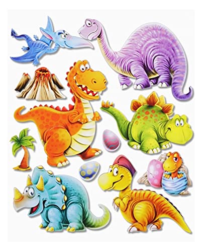 3 D Sticker groß, Dinos von Hobbyfun