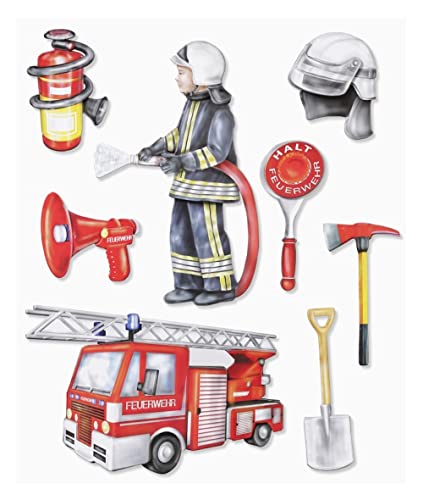 Hobbyfun 3D XXL-Sticker, Feuerwehr von Hobbyfun