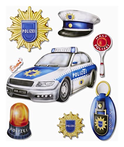 3D XXL-Sticker Polizei von Hobbyfun