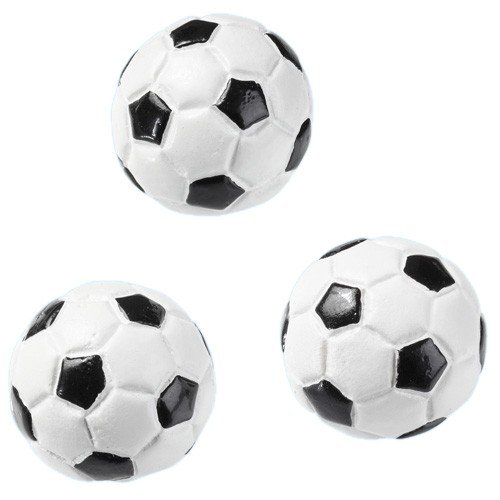 3er Pack Fußbälle halb mit Klebepunkt, 20 mm 3er Pack Fußbälle halb mit Klebepunkt, 20 mm von Hobbyfun