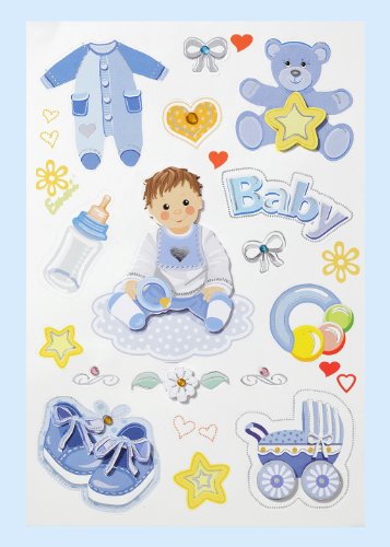 Creapop Sticker * Baby Boy - Taufe - Geburt * Aufkleber von Hobbyfun