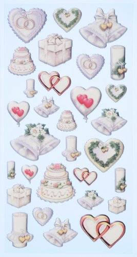 Creapop Sticker Softysticker * Hochzeit - Heirat * Aufkleber von Hobbyfun