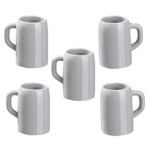Hobbyfun 5er Pack Mini Makrge, Confetti, Becher, Oktoberfest, Kunststoff, Grey Hobbyfun 5er Pack Mini Makrge, Confetti, Becher, Oktoberfest, Kunststoff, Grey von Hobbyfun