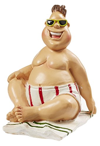 Hobbyfun Bade-Urlauber, ca. 10 cm, Weiß, Cartoon, Dekorative Anzeige, Sammeln Hobbyfun Bade-Urlauber, ca. 10 cm, Weiß, Cartoon, Dekorative Anzeige, Sammeln von Hobbyfun