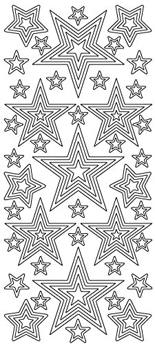 Hobbyfun Konturensticker Sterne I Silber Hobbyfun Konturensticker Sterne I Silber von Hobbyfun