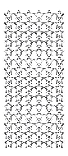 Hobbyfun Konturensticker Sterne II Silber Hobbyfun Konturensticker Sterne II Silber von Hobbyfun