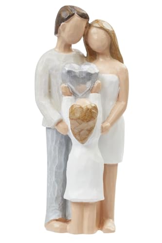 Hobbyfun Miniatur Dekofigur Paar mit Kind 8,5 cm Poly Holzoptik Skulptur Figuren Deko Statue Geschenk Tortenfigur Hobbyfun Miniatur Dekofigur Paar mit Kind 8,5 cm Poly Holzoptik Skulptur Figuren Deko Statue Geschenk Tortenfigur von Hobbyfun