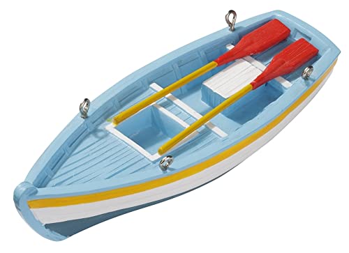 Hobbyfun Ruderboot, 10 x 3,5 x 1,8 cm, Kunststoff, Dekorativ, Blau Hobbyfun Ruderboot, 10 x 3,5 x 1,8 cm, Kunststoff, Dekorativ, Blau von Hobbyfun
