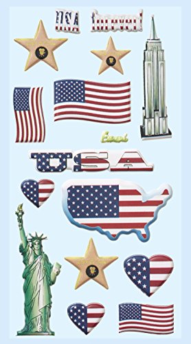Hobbyfun USA-Themen-Sticker, Sticker, Vinyl, Patriotic, Red, White, Blue, Outdoor Hobbyfun USA-Themen-Sticker, Sticker, Vinyl, Patriotic, Red, White, Blue, Outdoor von Hobbyfun