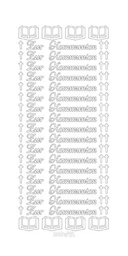 Hobbyfun Konturensticker Zur Kommunion Silber-glänzend Hobbyfun Konturensticker Zur Kommunion Silber-glänzend von Hobbyfun
