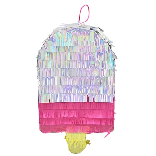 Hobngmuc Kleine Pinata Gunst Dekoration, Bunte Pinata partys Favors Für Geburtstag partys Supplies, Schule partys Dekorationen, Fun partys akzents Für Mittelstücke, Jahrestag Feiern (Eiscreme) von Hobngmuc
