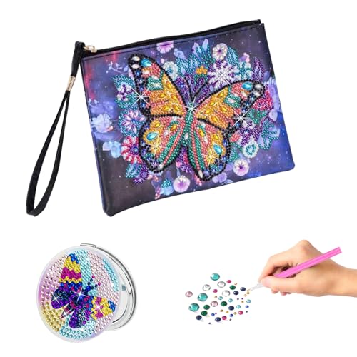 Hocadrv Diamond Painting Kinder Set Basteln Mädchen 6-12 Jahre Diamantmalerei Beutel und Makeup Spiegel Geschenk Mädchen 6 7 8 9 10 Jahre Kleine Kosmetiktasche DIY Kunsthandwerk Diamant Painting Hocadrv Diamond Painting Kinder Set Basteln Mädchen 6-12 Jahre Diamantmalerei Beutel und Makeup Spiegel Geschenk Mädchen 6 7 8 9 10 Jahre Kleine Kosmetiktasche DIY Kunsthandwerk Diamant Painting von Hocadrv