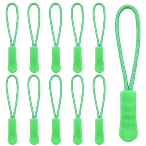 Hocansen Reißverschlussschieber, 66 mm, Hellgrün, Ersatz für Rucksäcke, Kleidung, Geldbörsen (LT/Grün), 50 Stück von Hocansen