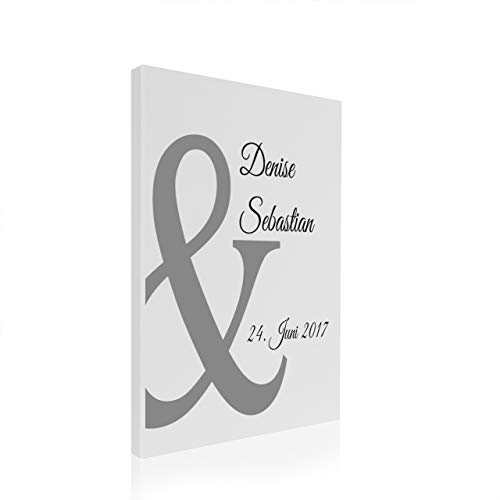Hochzeitideal Stammbuch der Familie A4 inkl. Personalisierung Bezug Leinen weiß Nr. 9 (Weiss) von Hochzeitideal
