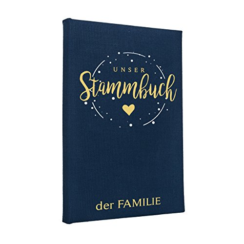 Hochzeitideal – Stammbuch der Familie Corella dunkelblau 21,0 cm x 15,0 cm - Buchbinderleinen Hochzeit - Familienbuch Standesamt mit 6-Fach Ringmechanik für Urkunden mit Behördenlochung Hochzeitideal – Stammbuch der Familie Corella dunkelblau 21,0 cm x 15,0 cm - Buchbinderleinen Hochzeit - Familienbuch Standesamt mit 6-Fach Ringmechanik für Urkunden mit Behördenlochung von Hochzeitideal