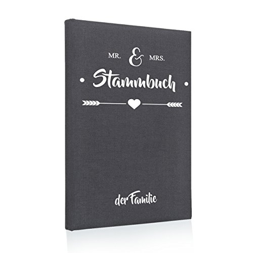 Stammbuch der Familie Mr. & Mrs. Leinen grau Stammbuch der Familie Mr. & Mrs. Leinen grau von Hochzeitideal