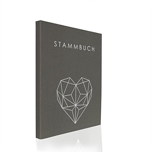 Hochzeitideal - Stammbuch der Familie Geometric Grau DIN A4 - Buchbinderleinen Stammbuch Hochzeit - Familienbuch Standesamt mit 4-Fach Ringmechanik & 3 Klarsichthüllen Hochzeitideal - Stammbuch der Familie Geometric Grau DIN A4 - Buchbinderleinen Stammbuch Hochzeit - Familienbuch Standesamt mit 4-Fach Ringmechanik & 3 Klarsichthüllen von Hochzeitideal