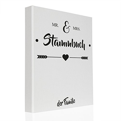 Hochzeitideal Stammbuch der Familie Serie Mr und Mrs A5 weiß Hochzeitideal Stammbuch der Familie Serie Mr und Mrs A5 weiß von Hochzeitideal