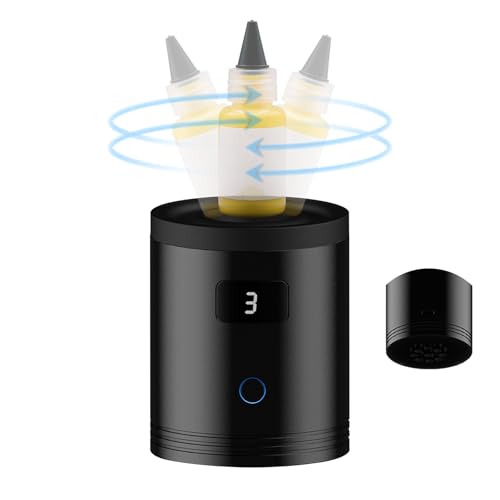 Mini Vortex Mixer, Farbmischer 5200rpm, Tattoo Ink Paint Mixer, Dreistufige Geschwindigkeits, Labor Vortex Schüttler Stirrerr für Acrylfarbe, Nagellack und Wimpernkleber von Hocomay