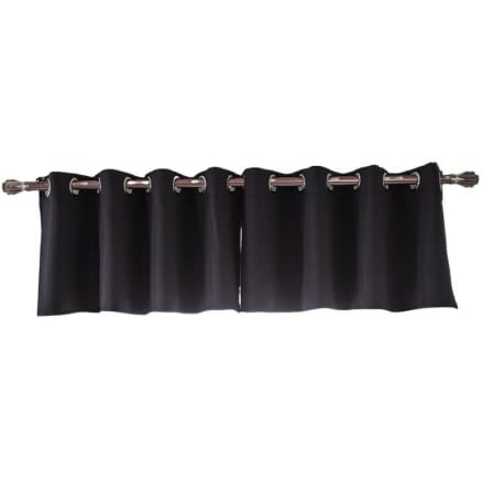 Hodeffior Küchen-Verdunkelungsvorhänge-Set, weich, hitzebeständig, lichtblockierend, Kurze Vorhänge für Wohnzimmer, Schlafzimmer, schwarzer kurzer Vorhang, 132 x 45,7 cm Hodeffior Küchen-Verdunkelungsvorhänge-Set, weich, hitzebeständig, lichtblockierend, Kurze Vorhänge für Wohnzimmer, Schlafzimmer, schwarzer kurzer Vorhang, 132 x 45,7 cm von Hodeffior